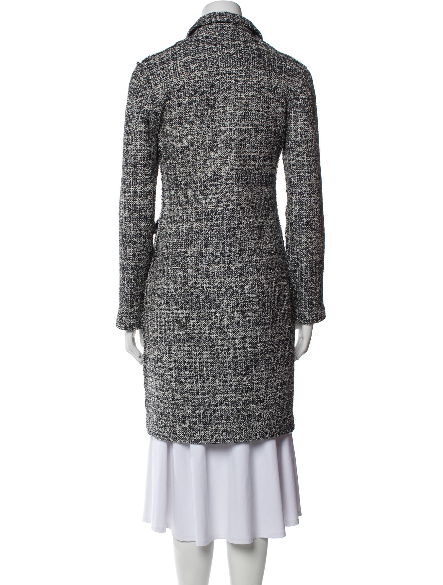 St. John Tweed Pattern Coat